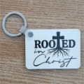 Breloc lemn, Rooted in Christ